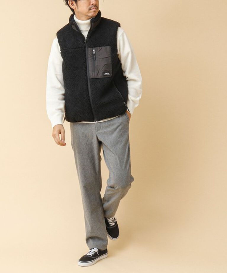 NOLLEY'S goodman「【TAION/タイオン】《配色別注》リバーシブル ボア×ダウンベスト 24AW」|ダウンベスト・ベスト|