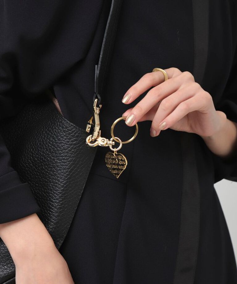 NOLLEY'S「MESSAGE HEART KEY CHARM(メッセージキーチャーム）」|チャーム・キーホルダー|
