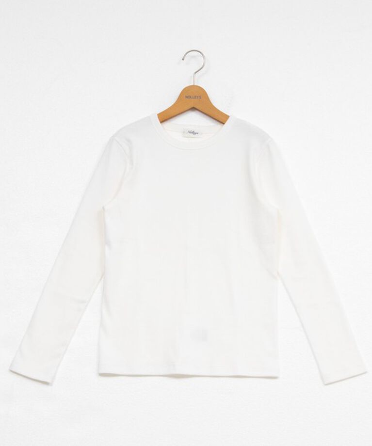 NOLLEY'S「【リピート】◇【WEB限定】コンパクトベアテレコクルーネックロンT」|Tシャツ・カットソー|