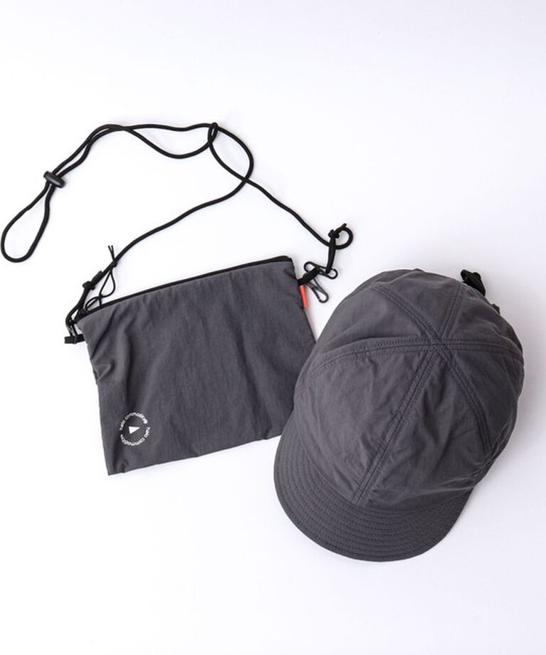 NOLLEY'S goodman「【halo commodity/ハロ コモディティー】Bend Banner Cap h251-201」|キャップ・キャスケット|ミディアムグレー