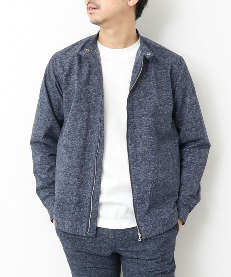 NOLLEY'S goodman「【COOL DOTS/クールドッツ】《吸水速乾》シングルライダースシャツブルゾン 25SS」|ブルゾン・スタジャン|