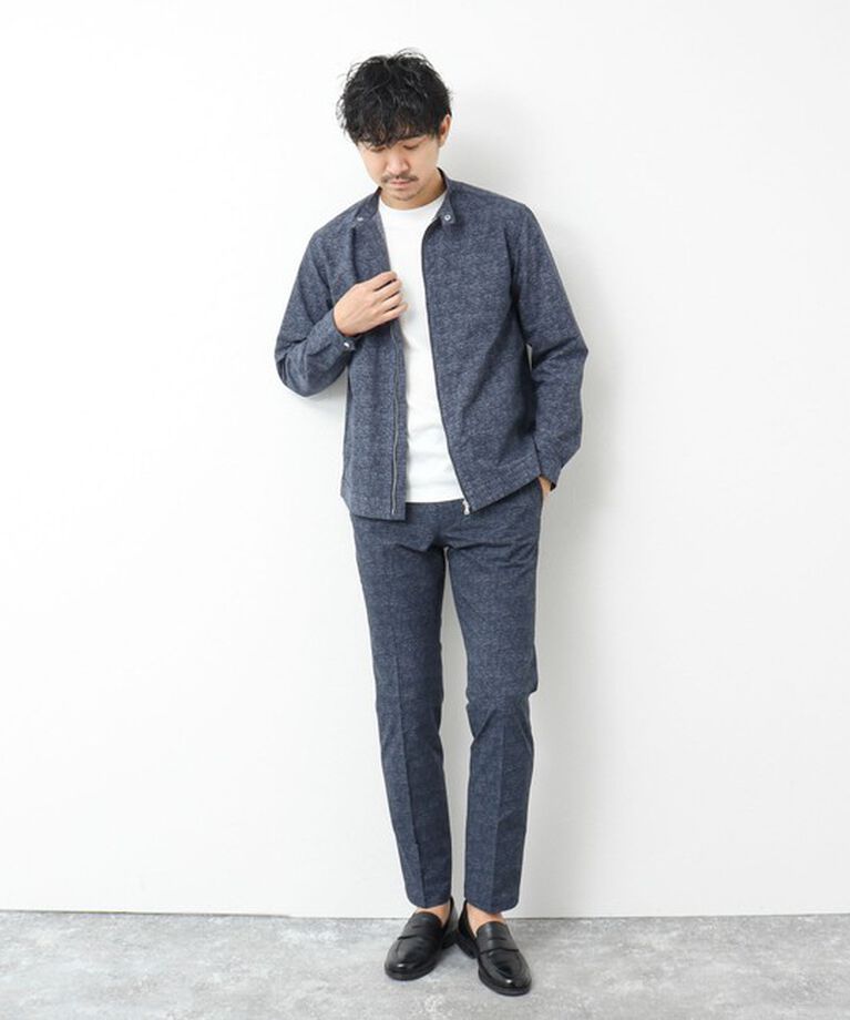 NOLLEY'S goodman「【COOL DOTS/クールドッツ】《吸水速乾》シングルライダースシャツブルゾン 25SS」|ブルゾン・スタジャン|