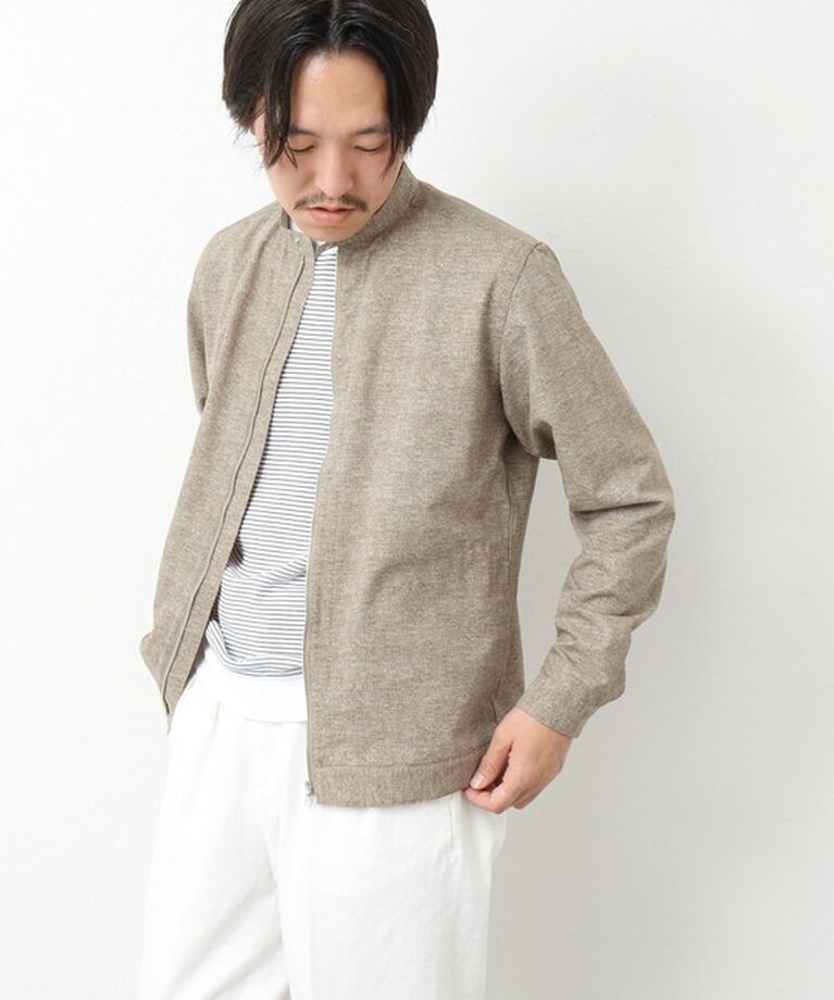 NOLLEY'S goodman「【COOL DOTS/クールドッツ】《吸水速乾》シングルライダースシャツブルゾン 25SS」|ブルゾン・スタジャン|