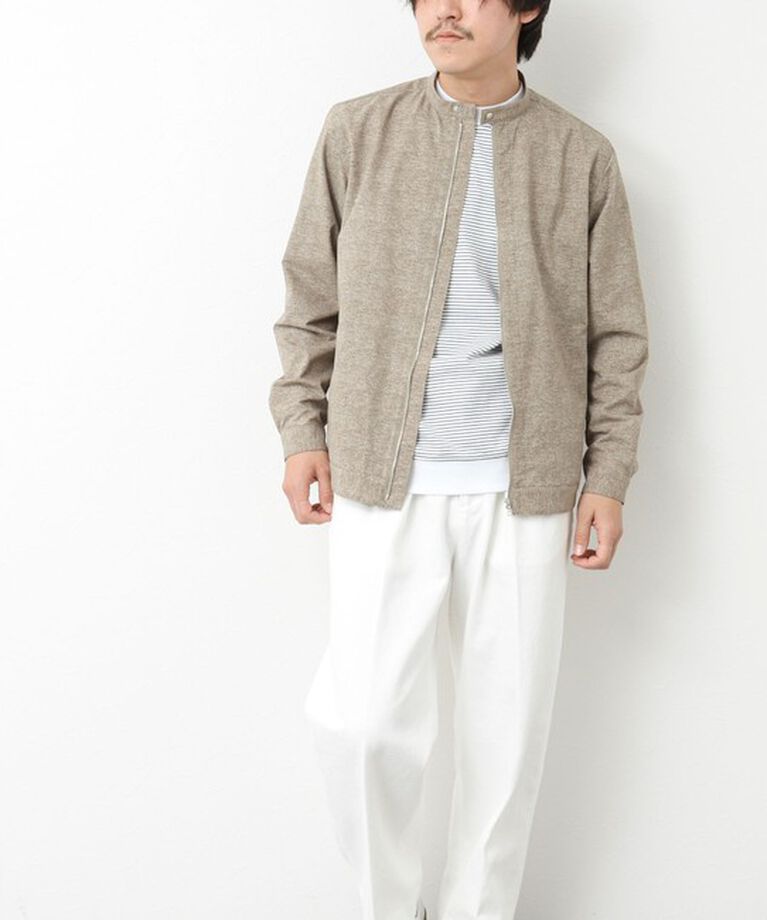 NOLLEY'S goodman「【COOL DOTS/クールドッツ】《吸水速乾》シングルライダースシャツブルゾン 25SS」|ブルゾン・スタジャン|