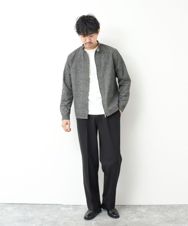 NOLLEY'S goodman「【COOL DOTS/クールドッツ】《吸水速乾》シングルライダースシャツブルゾン 25SS」|ブルゾン・スタジャン|