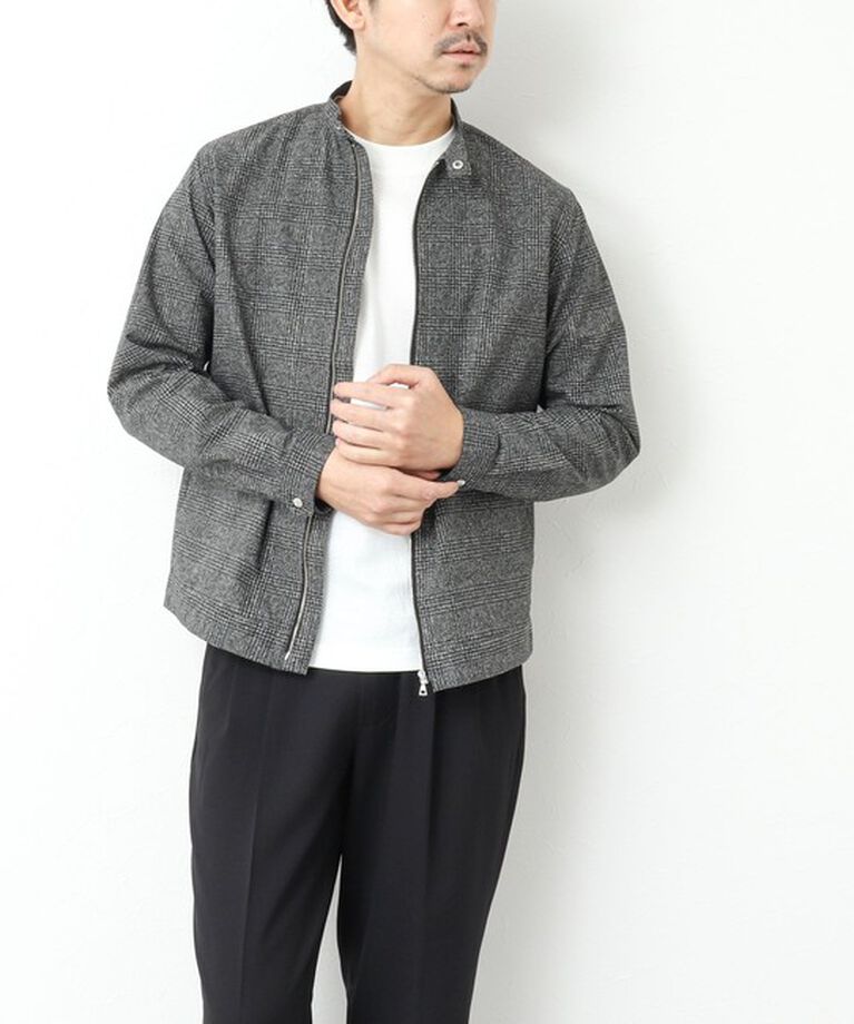 NOLLEY'S goodman「【COOL DOTS/クールドッツ】《吸水速乾》シングルライダースシャツブルゾン 25SS」|ブルゾン・スタジャン|