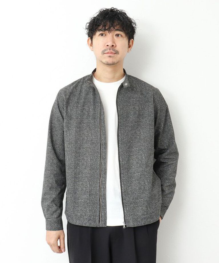 NOLLEY'S goodman「【COOL DOTS/クールドッツ】《吸水速乾》シングルライダースシャツブルゾン 25SS」|ブルゾン・スタジャン|