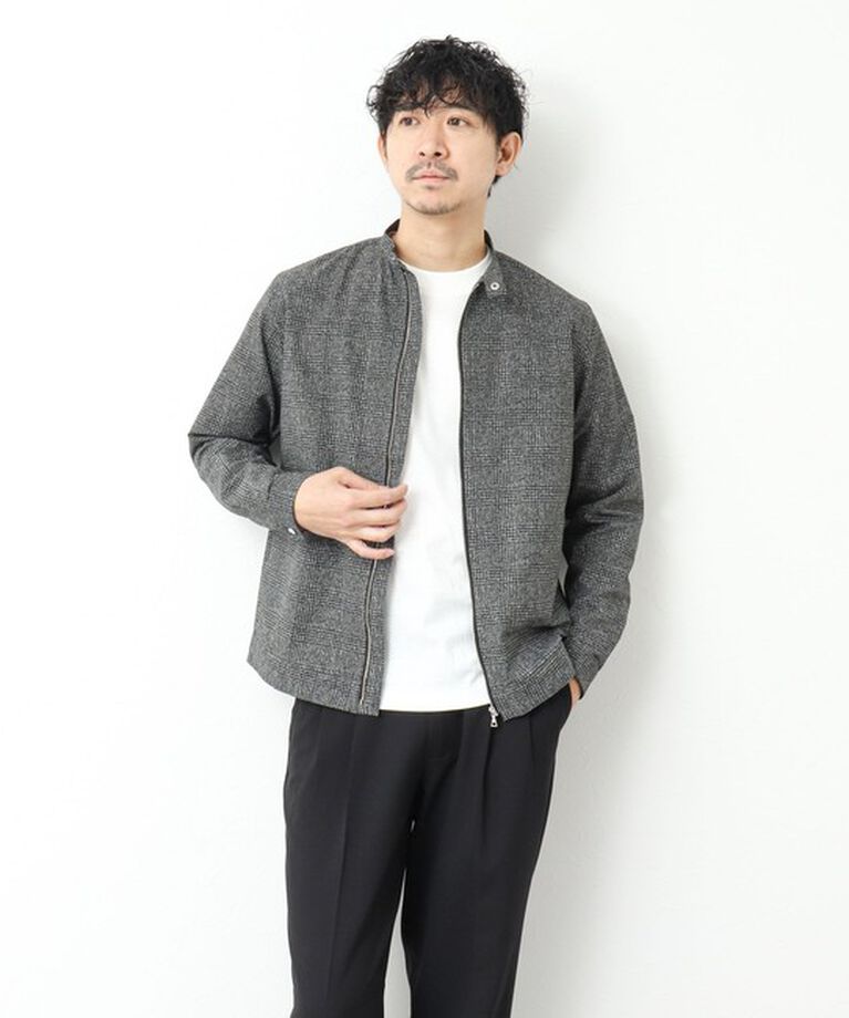NOLLEY'S goodman「【COOL DOTS/クールドッツ】《吸水速乾》シングルライダースシャツブルゾン 25SS」|ブルゾン・スタジャン|