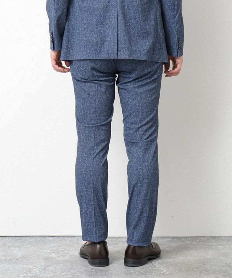 Stutostein「《セットアップ/ビジカジ対応》ストレッチメッシュパンツ 25SS」|チノ|