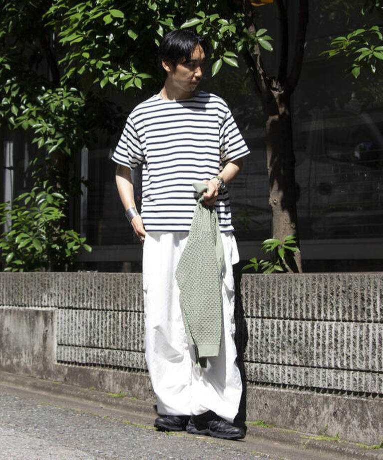 GLOSTER「【GLOSTER/グロスター】バスクシャツ ボーダーTシャツ ショートスリーブ」|Tシャツ・カットソー|