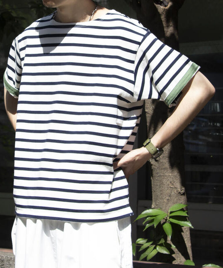 GLOSTER「【GLOSTER/グロスター】バスクシャツ ボーダーTシャツ ショートスリーブ」|Tシャツ・カットソー|