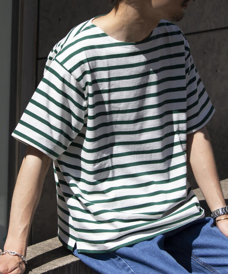 GLOSTER「【GLOSTER/グロスター】バスクシャツ ボーダーTシャツ ショートスリーブ」|Tシャツ・カットソー|