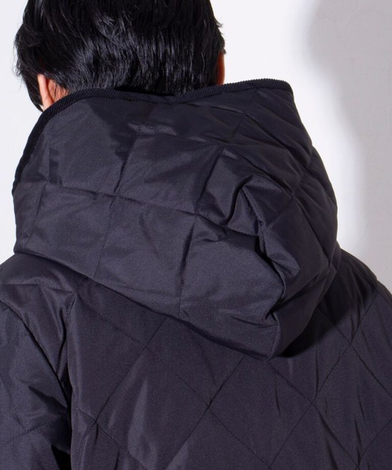 GLOSTER「【TAION/タイオン】GLOSTER別注 パイピング フーデット ロングダウンコート キルティング」|ダウン|