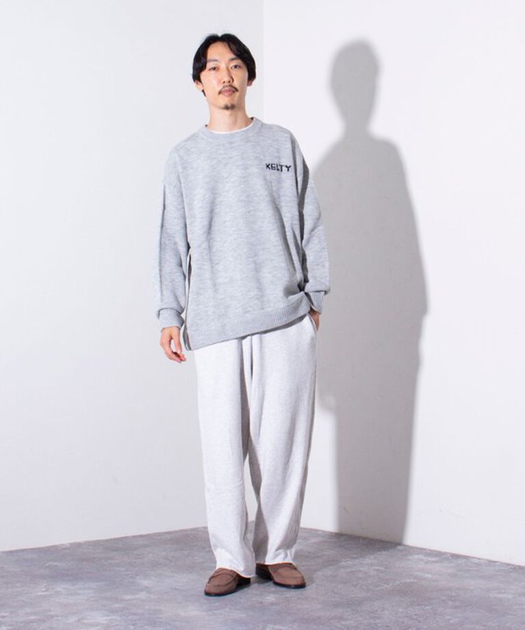 GLOSTER「【限定展開】【KELTY×GLOSTER】別注 ジャガード クルーネックニットプルオーバー」|ニット・セーター|
