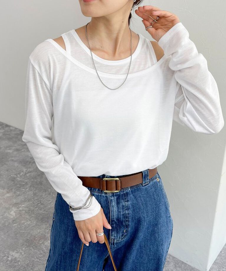 fredy emue「タンクレイヤードカットソー」|Tシャツ・カットソー|