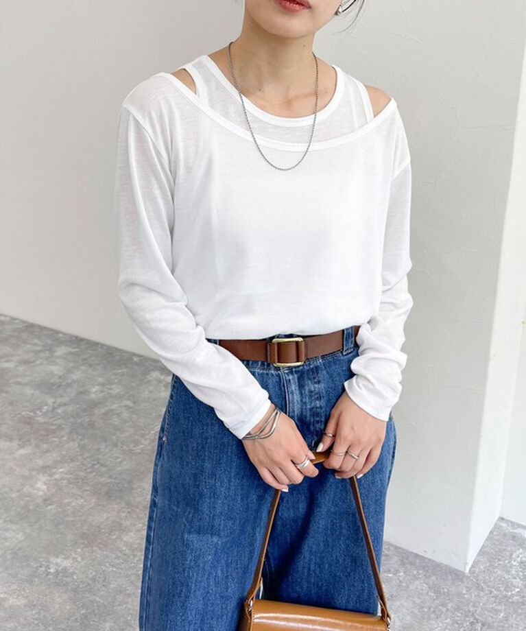 fredy emue「タンクレイヤードカットソー」|Tシャツ・カットソー|