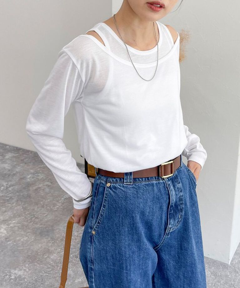 fredy emue「タンクレイヤードカットソー」|Tシャツ・カットソー|