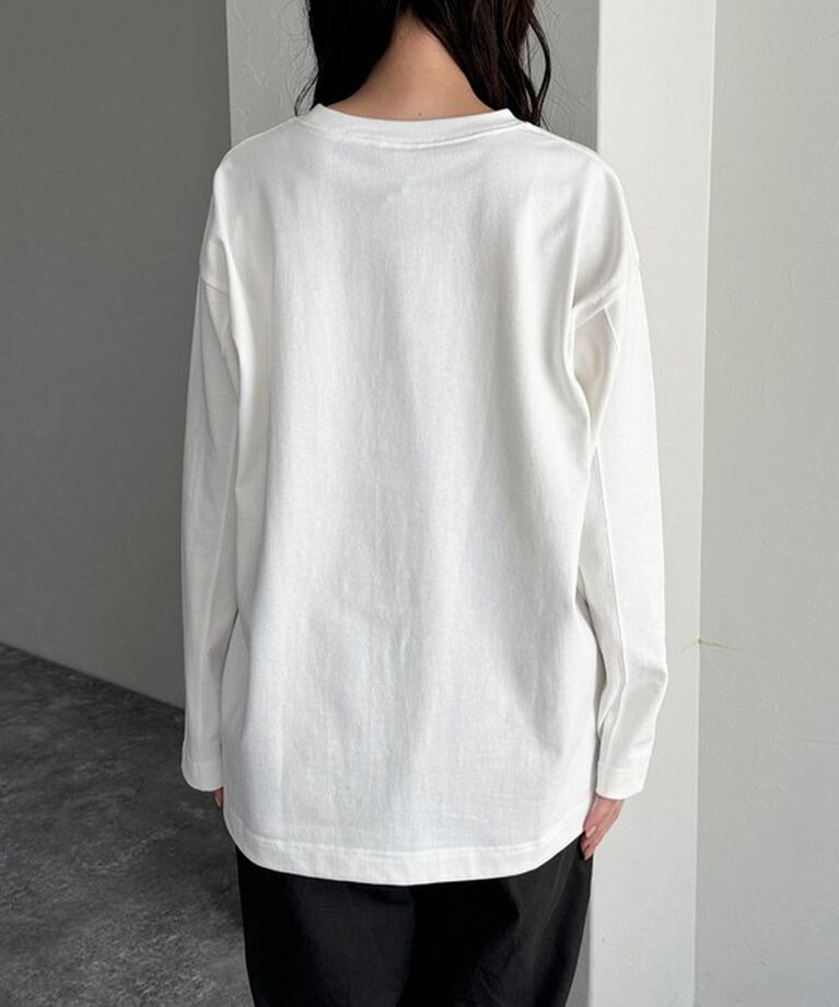 fredy emue「【GEVACO/ゲバコ】フロッキープリントロングスリーブTシャツ」|Tシャツ・カットソー|