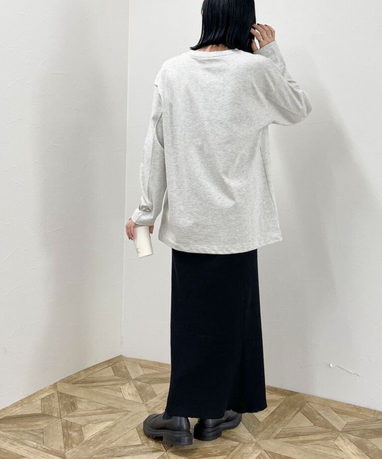 fredy emue「【GEVACO/ゲバコ】フロッキープリントロングスリーブTシャツ」|Tシャツ・カットソー|