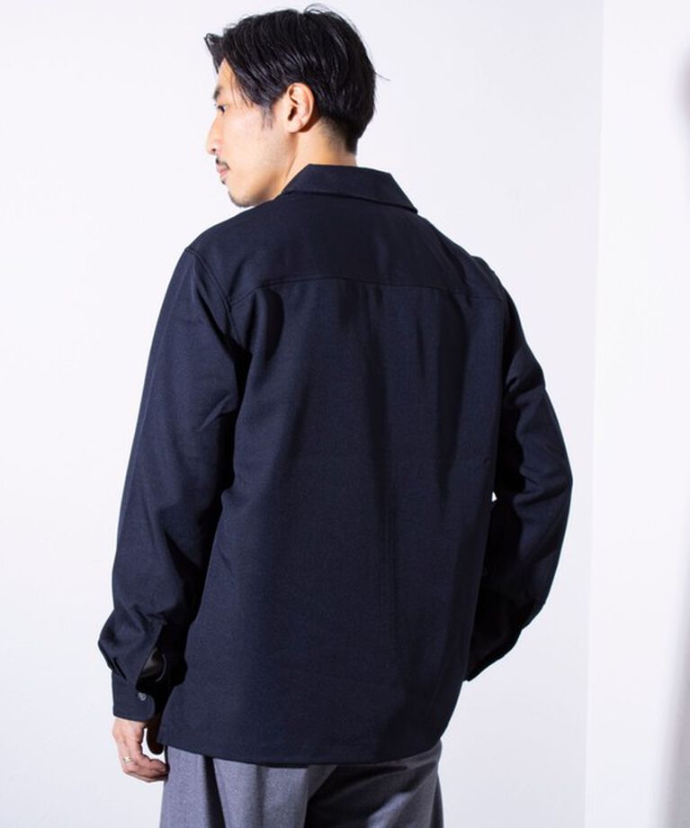GLOSTER「【GLOSTER/グロスター】classy ジップアップ シャツブルゾン」|シャツ・ブラウス|