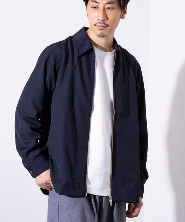 GLOSTER「【GLOSTER/グロスター】classy ジップアップ シャツブルゾン」|シャツ・ブラウス|