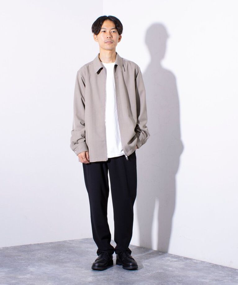 GLOSTER「【GLOSTER/グロスター】classy ジップアップ シャツブルゾン」|シャツ・ブラウス|