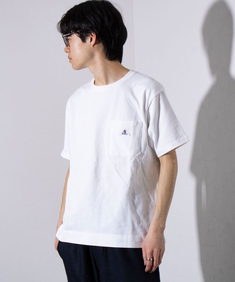 GLOSTER「【GEVACO/ゲバコ】コンパクトTシャツ ベーシッククルーネック ポケT （無地/ストライプ）」|Tシャツ・カットソー|