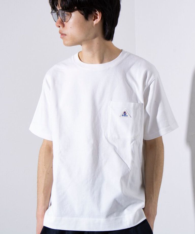 GLOSTER「【GEVACO/ゲバコ】コンパクトTシャツ ベーシッククルーネック ポケT （無地/ストライプ）」|Tシャツ・カットソー|