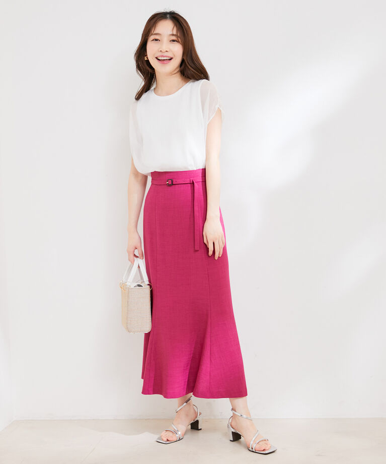 VIS「【洗える】楊柳シアードッキングプルオーバー」|Tシャツ・カットソー|