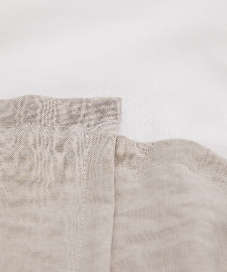 VIS「【洗える】美easyドッキングフレンチスリーブカットソー【接触冷感(ビスチェ部分)】」|Tシャツ・カットソー|