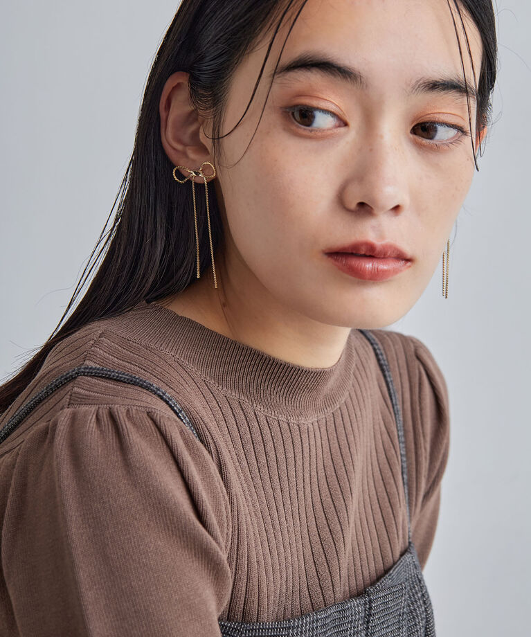 VIS「チェーンリボンピアス」|ピアス|