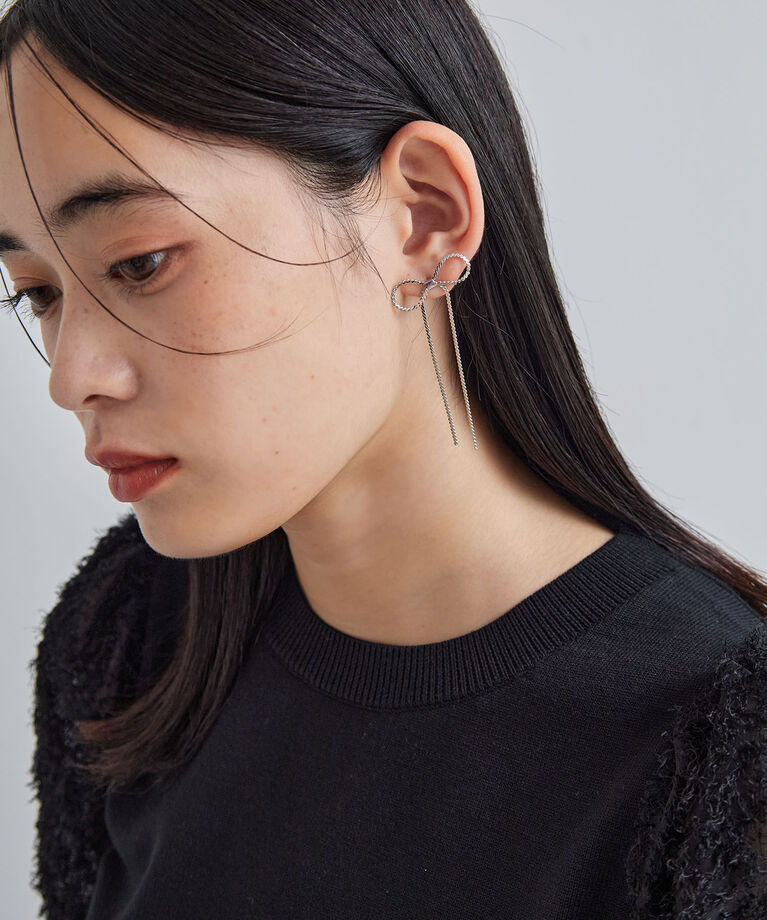 VIS「チェーンリボンピアス」|ピアス|