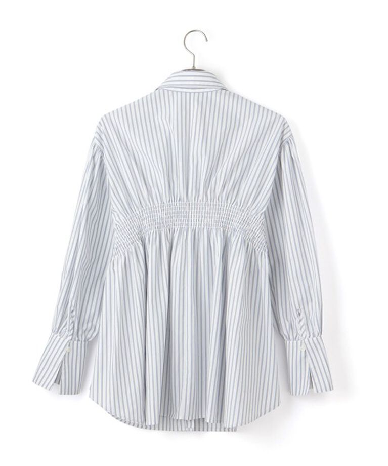 VIS「リボン付きバックシャーリングシャツ」|シャツ・ブラウス|
