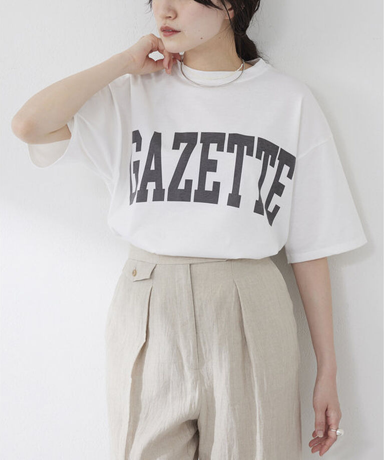  「GAZETTEロゴ Tシャツ」|Tシャツ・カットソー|
