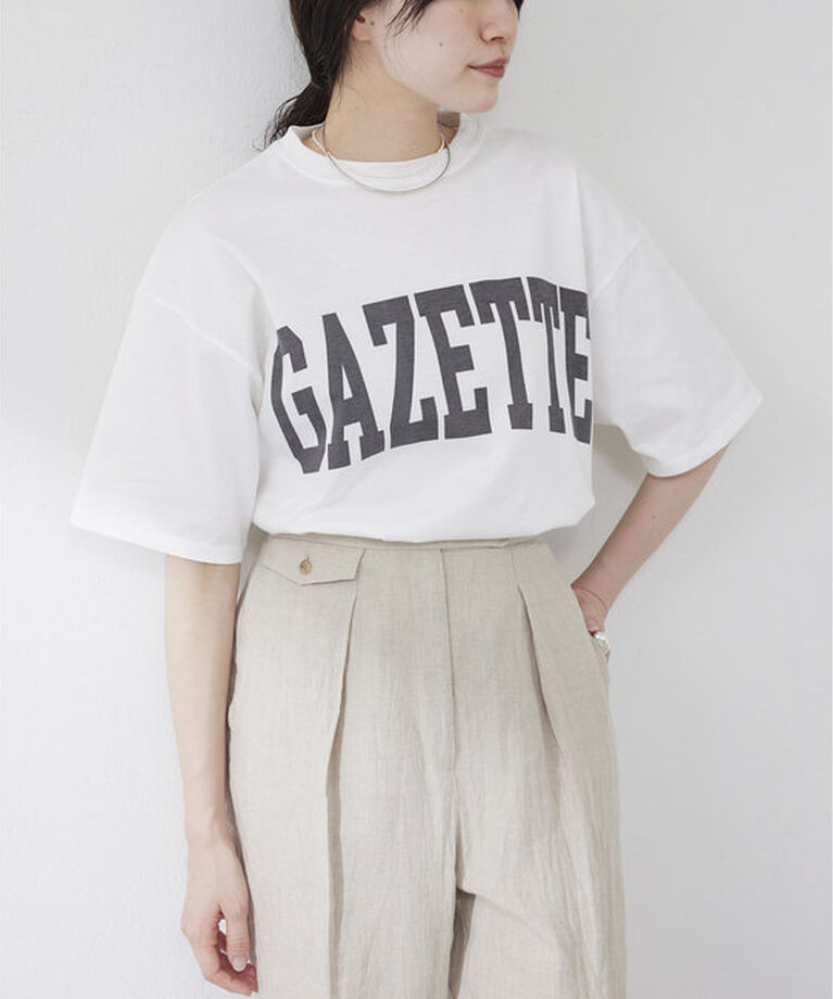  「GAZETTEロゴ Tシャツ」|Tシャツ・カットソー|