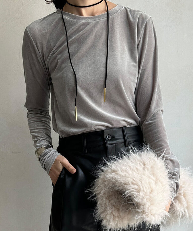  「シアーベロアTEE」|Tシャツ・カットソー|
