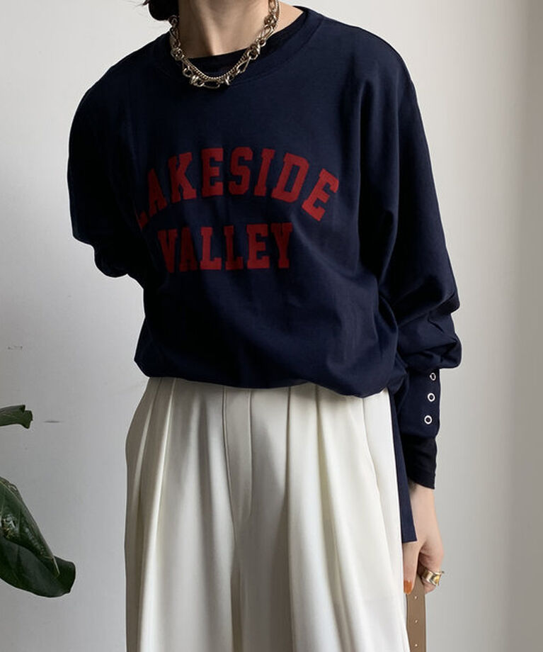  「【WEB限定】LAKESIDEプリントトップス」|Tシャツ・カットソー|