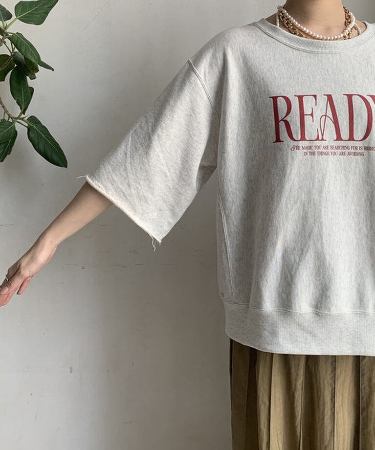  「半袖ロゴスウェット」|Tシャツ・カットソー|