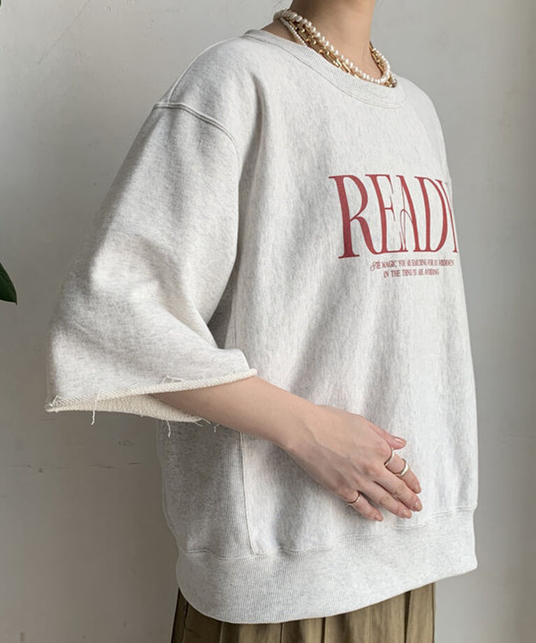 「半袖ロゴスウェット」|Tシャツ・カットソー|