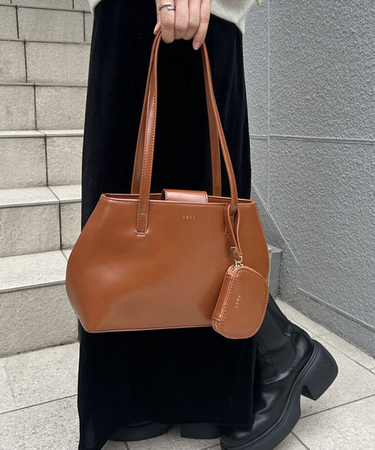  「【2色展開】loti ポーチ付きハンドバッグ」|トートバッグ|