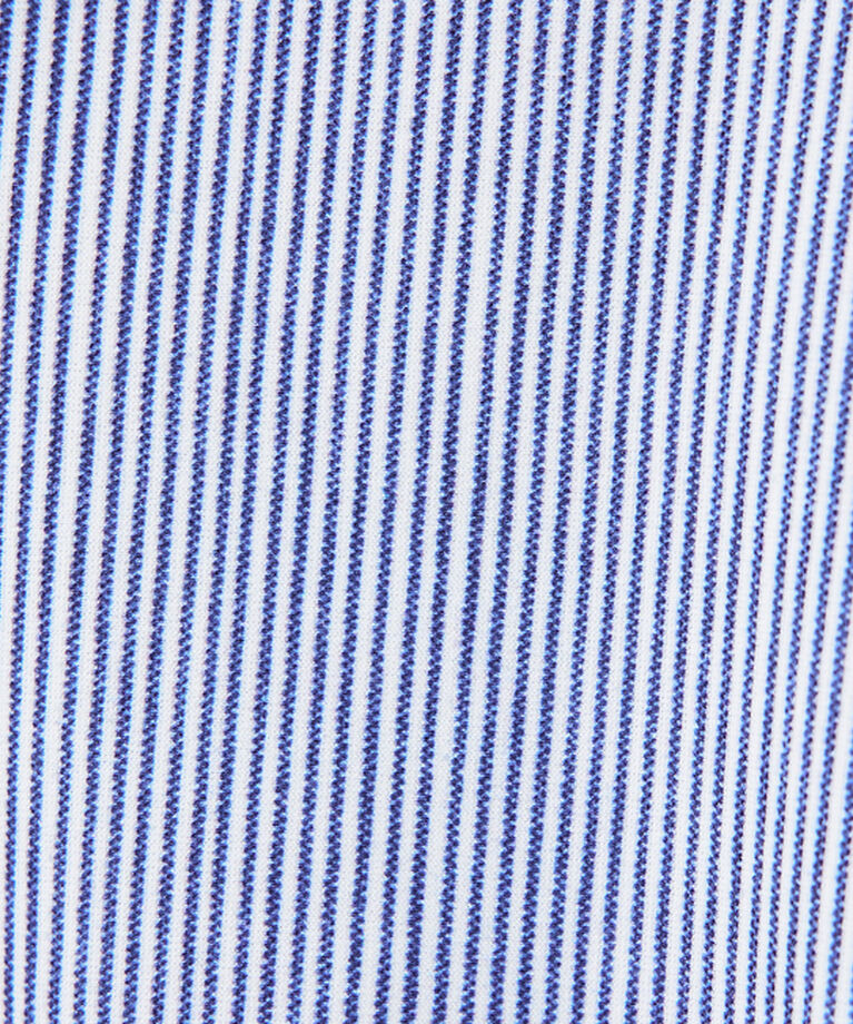 ABAHOUSE「【FLEX SHIRTS / Dry Moment使用】ミジン ストライプシャツ」|シャツ・ブラウス|