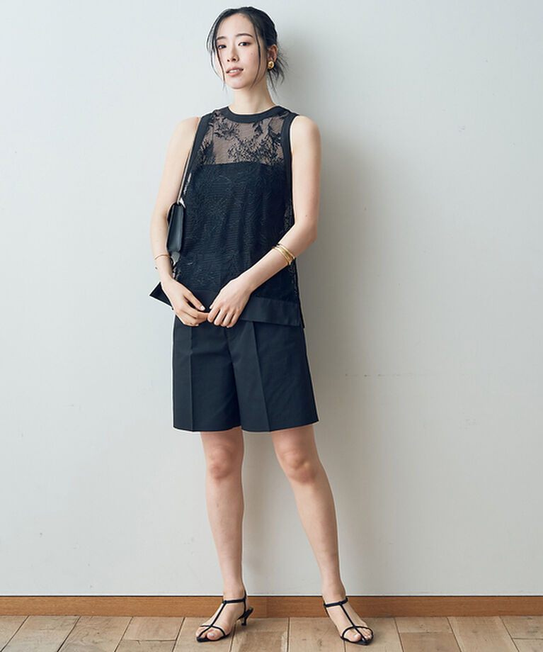 Rouge vif「ツイルワンタックショートパンツ」|その他|