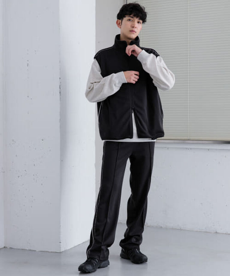 SENSE OF PLACE by URBAN RESEARCH「SENSE OF PLACE トラックジャージラインベスト」|ベスト・ジレ|