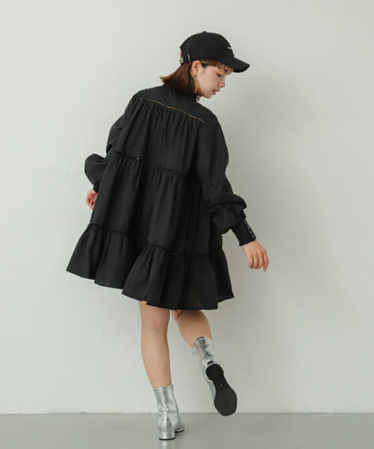 SENSE OF PLACE by URBAN RESEARCH「SENSE OF PLACE ティアードミディワンピース」|ワンピース|
