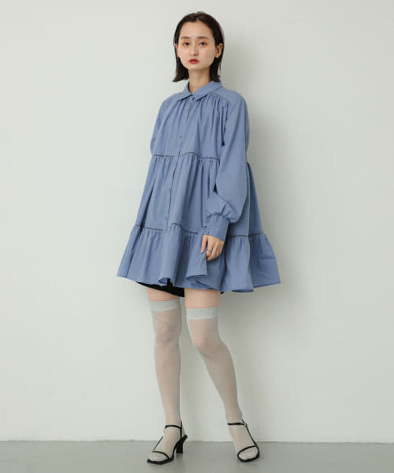 SENSE OF PLACE by URBAN RESEARCH「SENSE OF PLACE ティアードミディワンピース」|ワンピース|