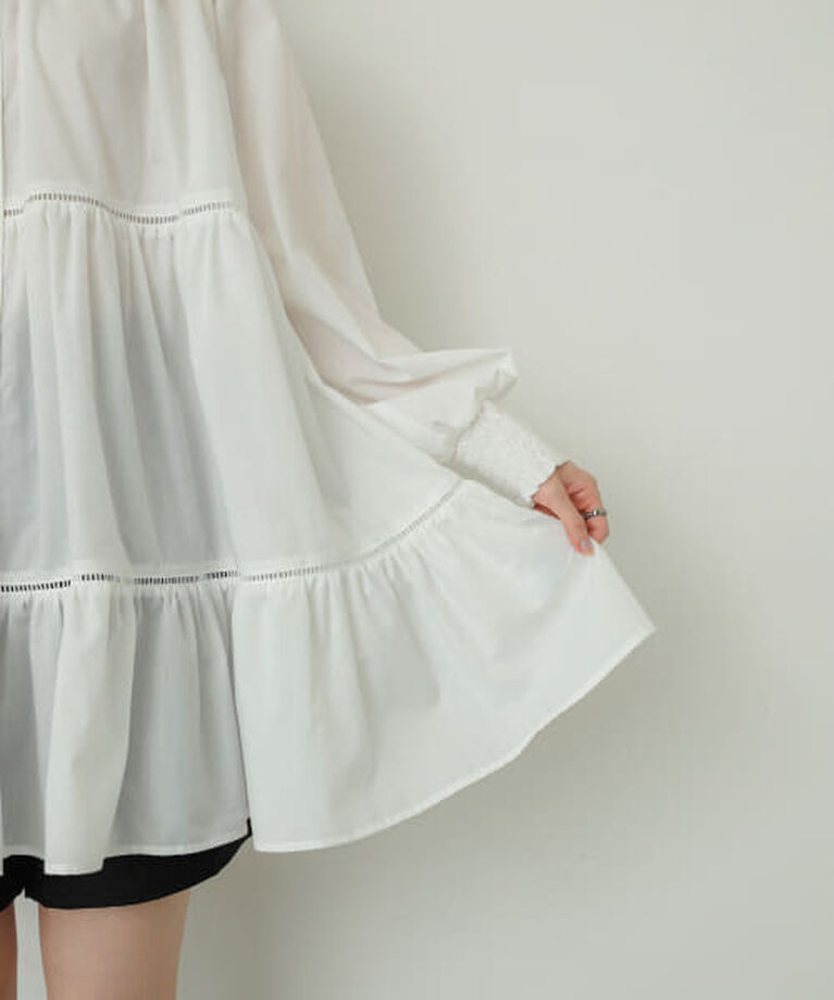SENSE OF PLACE by URBAN RESEARCH「SENSE OF PLACE ティアードミディワンピース」|ワンピース|