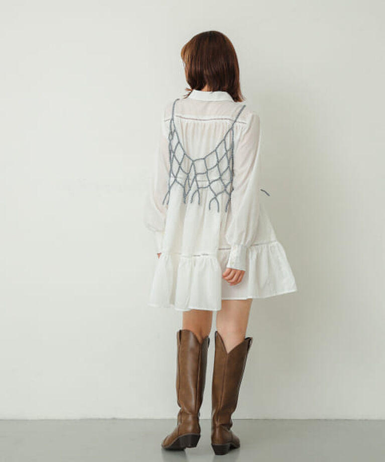 SENSE OF PLACE by URBAN RESEARCH「SENSE OF PLACE ティアードミディワンピース」|ワンピース|