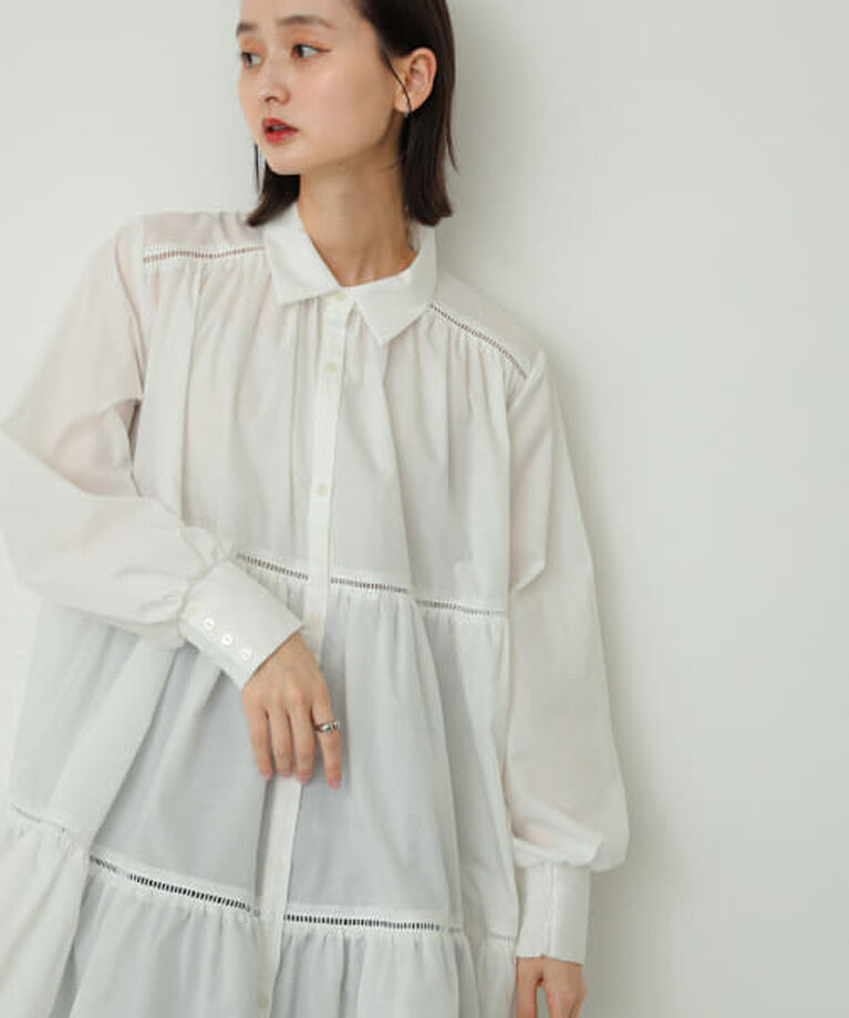 SENSE OF PLACE by URBAN RESEARCH「SENSE OF PLACE ティアードミディワンピース」|ワンピース|