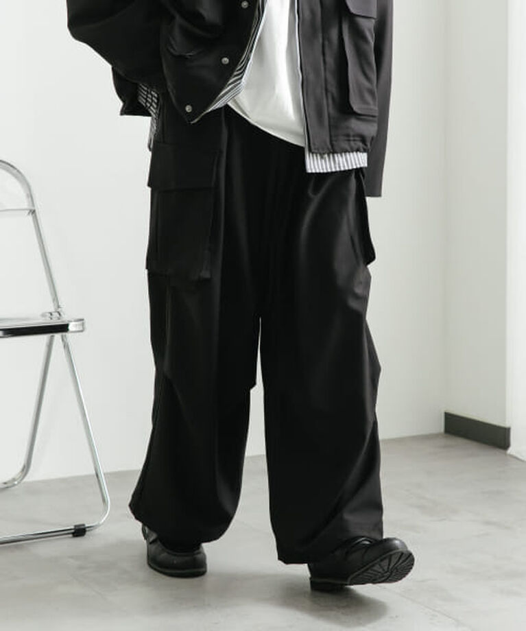 SENSE OF PLACE by URBAN RESEARCH「SENSE OF PLACE 『ユニセックス』『セットアップ対応』ワイドカーゴパンツ」|その他|
