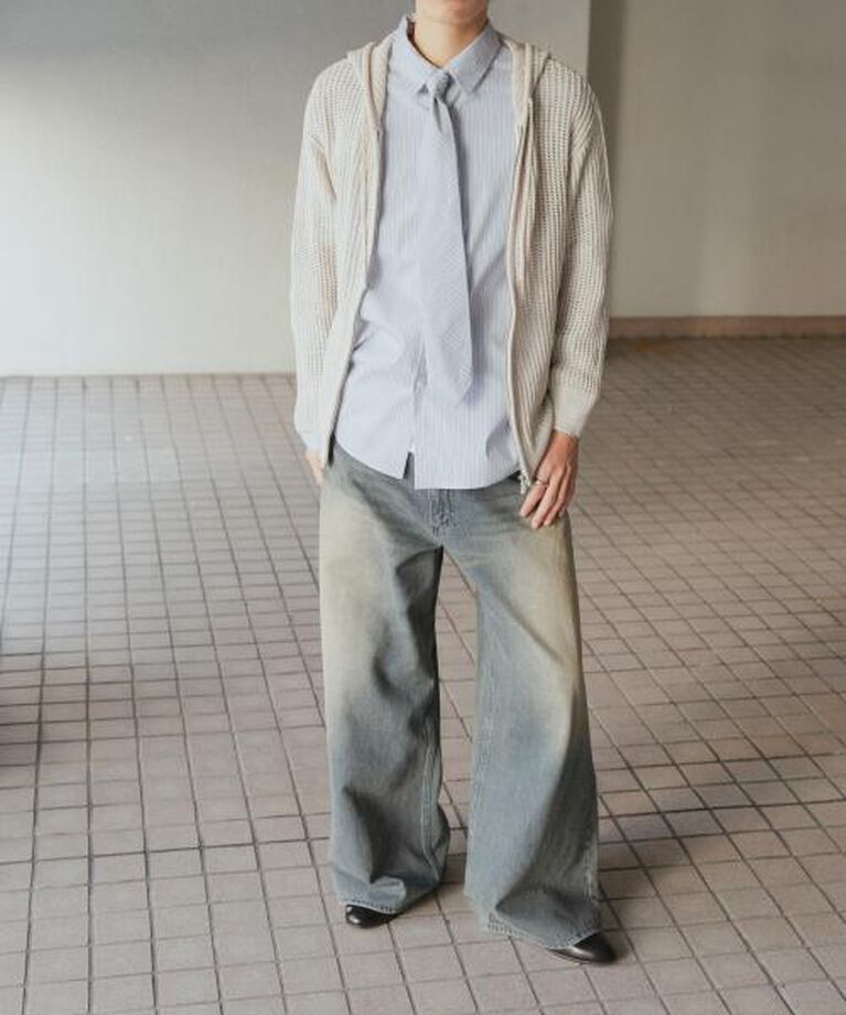 SENSE OF PLACE by URBAN RESEARCH「SENSE OF PLACE シアーメッシュフーディージップパーカー」|パーカー|